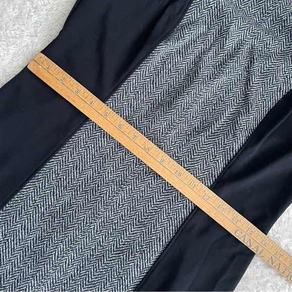 Michael Kors Black & Gray Color Block Flattering Sheath Dress 6 Business Career - Picture 9 of 12